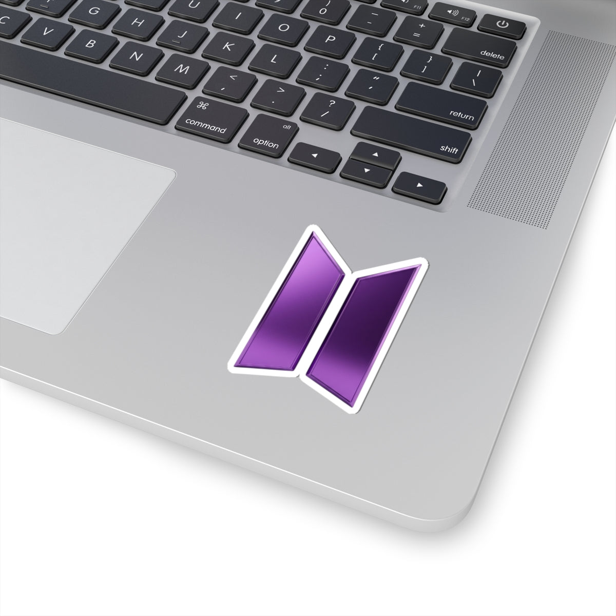 Purple BTS Logo Sticker | Kiss-Cut Sticker