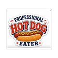 Funny Hot Dog Eat Food Sticker — Kiss-Cut Sticker